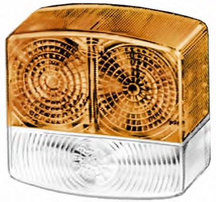 Рассеиватель, фонарь указателя поворота BEHR/HELLA 9EL 134 741-021