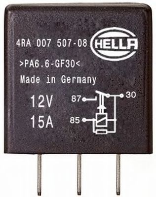 Реле, рабочий ток; Многофункциональное реле BEHR/HELLA 4RA 007 507-081