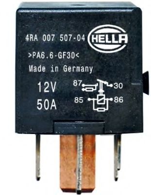 Реле, рабочий ток; Многофункциональное реле BEHR/HELLA 4RA 007 507-041