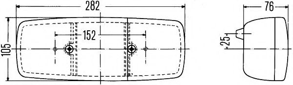 Задний фонарь BEHR/HELLA 2SD 001 699-511 Задний фонарь BEHR/HELLA 2SD 001 699-511