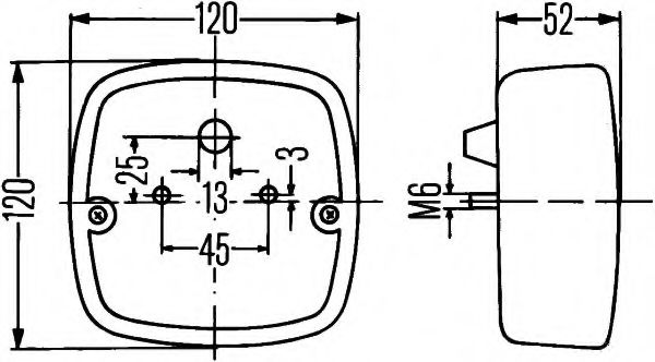 Задний фонарь BEHR/HELLA 2SE 002 514-171 Задний фонарь BEHR/HELLA 2SE 002 514-171