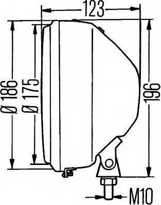 Основная фара BEHR/HELLA 1A7 003 099-001 Основная фара BEHR/HELLA 1A7 003 099-001