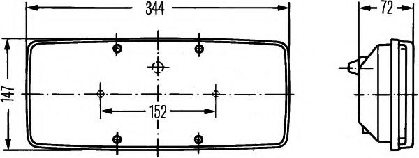 Задний фонарь BEHR/HELLA 2SD 003 167-011 Задний фонарь BEHR/HELLA 2SD 003 167-011
