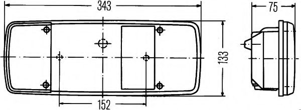 Задний фонарь BEHR/HELLA 2SK 003 567-651 Задний фонарь BEHR/HELLA 2SK 003 567-651