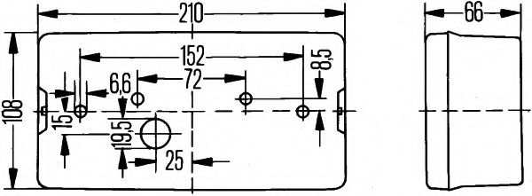 Задний фонарь BEHR/HELLA 2VP 006 040-117 Задний фонарь BEHR/HELLA 2VP 006 040-117