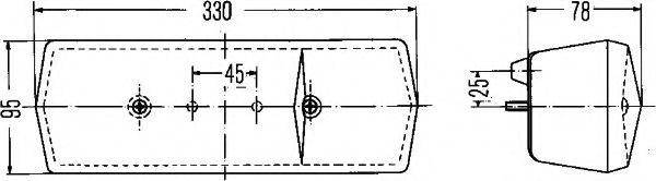 Задний фонарь BEHR/HELLA 2SD 001 688-171 Задний фонарь BEHR/HELLA 2SD 001 688-171