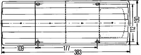 Задний фонарь BEHR/HELLA 2SD 004 460-011