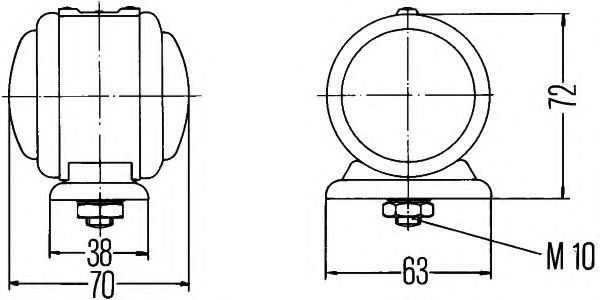 Габаритные огни; Габаритные огни BEHR/HELLA 2TJ 001 633-211 Габаритные огни; Габаритные огни BEHR/HELLA 2TJ 001 633-211
