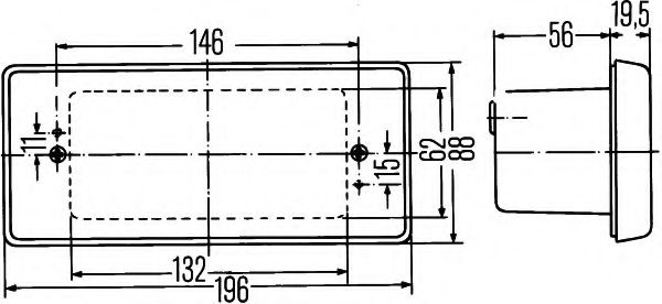 Указатель поворотов BEHR/HELLA 2BA 003 734-001 Указатель поворотов BEHR/HELLA 2BA 003 734-001