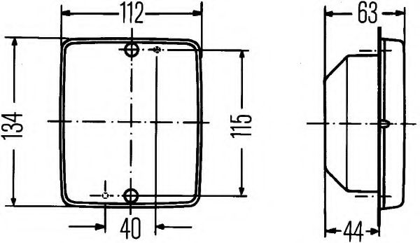 Задний фонарь BEHR/HELLA 2SA 003 236-341 Задний фонарь BEHR/HELLA 2SA 003 236-341
