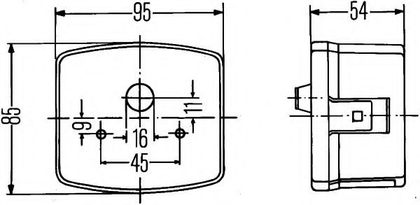 Указатель поворотов BEHR/HELLA 2BE 003 182-101 Указатель поворотов BEHR/HELLA 2BE 003 182-101