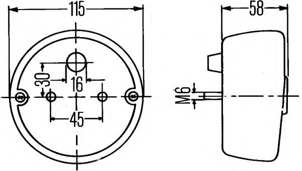 Задний фонарь BEHR/HELLA 2SD 001 679-001 Задний фонарь BEHR/HELLA 2SD 001 679-001