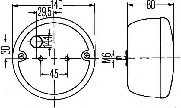 Задний фонарь BEHR/HELLA 2SE 001 685-221 Задний фонарь BEHR/HELLA 2SE 001 685-221