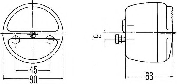 Задний фонарь BEHR/HELLA 2ST 003 018-061 Задний фонарь BEHR/HELLA 2ST 003 018-061