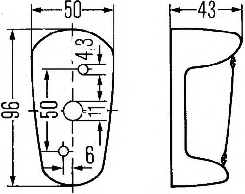 Указатель поворотов BEHR/HELLA 2BA 001 248-001 Указатель поворотов BEHR/HELLA 2BA 001 248-001