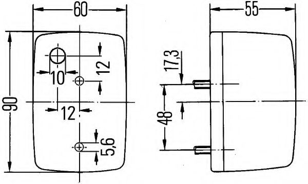 Указатель поворотов BEHR/HELLA 2BA 002 652-111 Указатель поворотов BEHR/HELLA 2BA 002 652-111