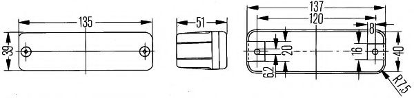 Указатель поворотов BEHR/HELLA 2BA 002 939-251 Указатель поворотов BEHR/HELLA 2BA 002 939-251