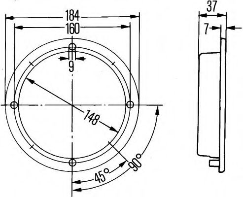 Oсвещение салона BEHR/HELLA 2JA 005 590-001 Oсвещение салона BEHR/HELLA 2JA 005 590-001