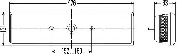 Задний фонарь BEHR/HELLA 2VD 007 323-031 Задний фонарь BEHR/HELLA 2VD 007 323-031