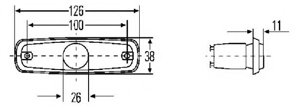 Стояночный огонь BEHR/HELLA 2PG 962 964-051 Стояночный огонь BEHR/HELLA 2PG 962 964-051