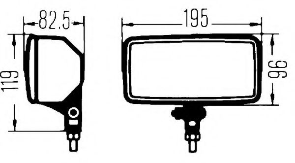 Противотуманная фара BEHR/HELLA 1ND 005 700-461 Противотуманная фара BEHR/HELLA 1ND 005 700-461