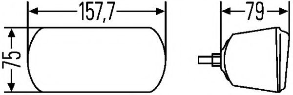Противотуманная фара BEHR/HELLA 1NB 007 360-021 Противотуманная фара BEHR/HELLA 1NB 007 360-021