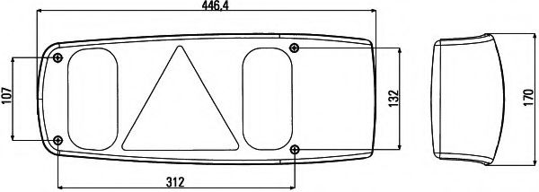 Задний фонарь BEHR/HELLA 2VP 007 502-041 Задний фонарь BEHR/HELLA 2VP 007 502-041