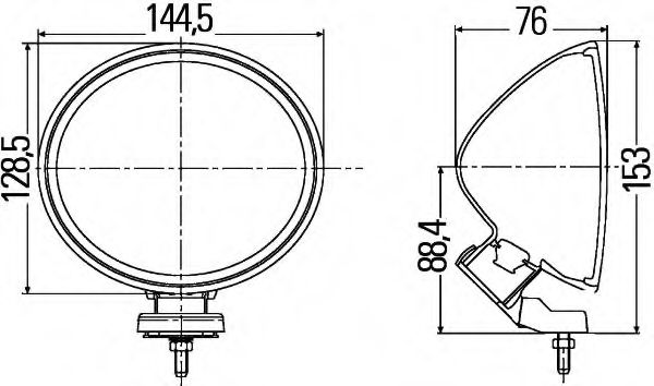 Противотуманная фара BEHR/HELLA 1N4 007 893-001 Противотуманная фара BEHR/HELLA 1N4 007 893-001