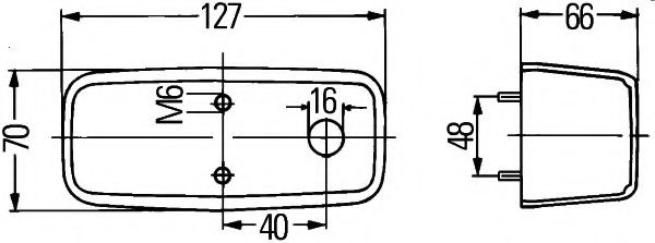 Указатель поворотов BEHR/HELLA 2BA 001 416-011 Указатель поворотов BEHR/HELLA 2BA 001 416-011