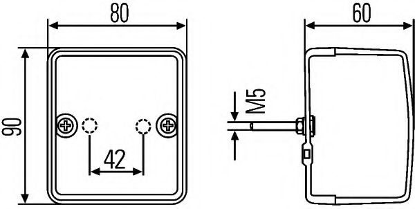 Указатель поворотов BEHR/HELLA 2BA 996 012-071 Указатель поворотов BEHR/HELLA 2BA 996 012-071