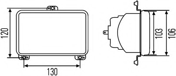 Фара BEHR/HELLA 1AB 006 277-127 Фара BEHR/HELLA 1AB 006 277-127