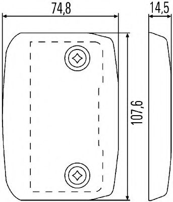 Указатель поворотов BEHR/HELLA 2BA 008 260-001 Указатель поворотов BEHR/HELLA 2BA 008 260-001