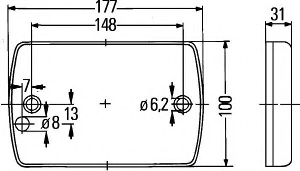 Указатель поворотов BEHR/HELLA 2BA 980 607-201 Указатель поворотов BEHR/HELLA 2BA 980 607-201