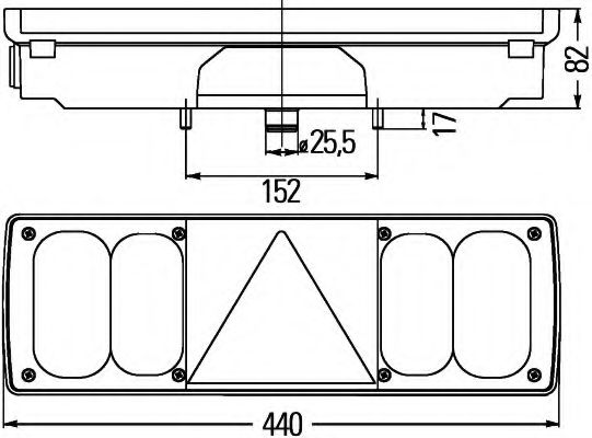 Задний фонарь BEHR/HELLA 2VP 340 450-021 Задний фонарь BEHR/HELLA 2VP 340 450-021