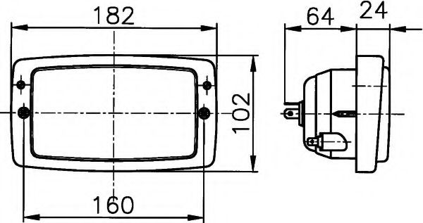 Основная фара BEHR/HELLA 1AD 996 018-617 Основная фара BEHR/HELLA 1AD 996 018-617