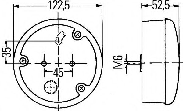 Задний фонарь BEHR/HELLA 2SB 964 169-301 Задний фонарь BEHR/HELLA 2SB 964 169-301