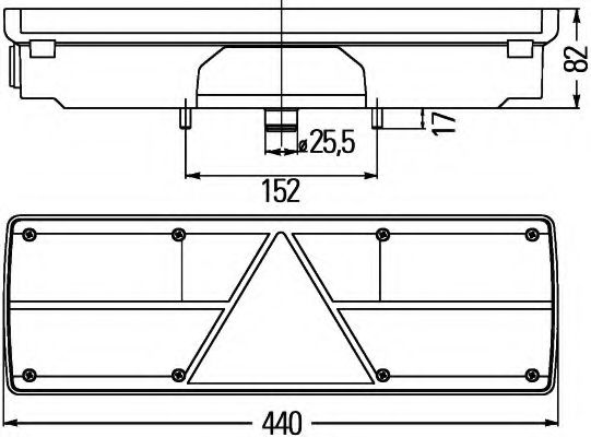 Задний фонарь BEHR/HELLA 2VP 340 450-151 Задний фонарь BEHR/HELLA 2VP 340 450-151