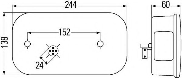 Задний фонарь BEHR/HELLA 2VB 998 232-101 Задний фонарь BEHR/HELLA 2VB 998 232-101