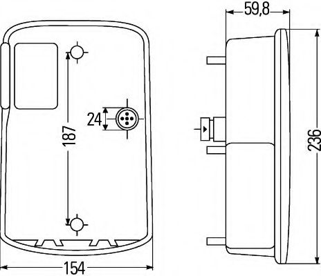 Задний фонарь BEHR/HELLA 2VA 998 233-357 Задний фонарь BEHR/HELLA 2VA 998 233-357