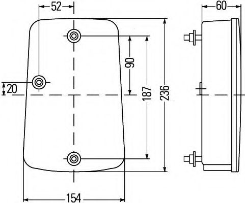 Задний фонарь BEHR/HELLA 2VA 998 233-271 Задний фонарь BEHR/HELLA 2VA 998 233-271