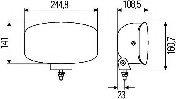 Противотуманная фара BEHR/HELLA 1NE 008 773-031 Противотуманная фара BEHR/HELLA 1NE 008 773-031