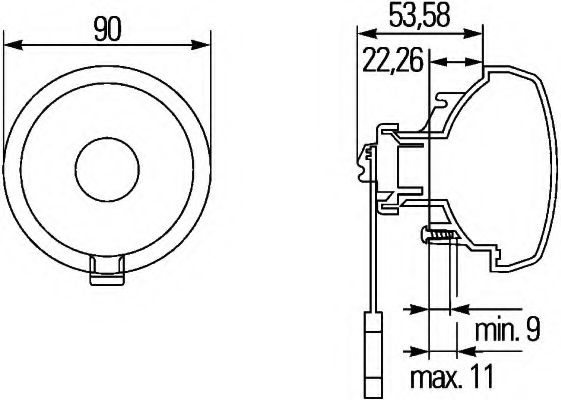Задний фонарь BEHR/HELLA 2SB 965 039-131 Задний фонарь BEHR/HELLA 2SB 965 039-131
