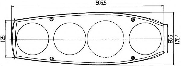 Задний фонарь BEHR/HELLA 2VP 341 419-121 Задний фонарь BEHR/HELLA 2VP 341 419-121