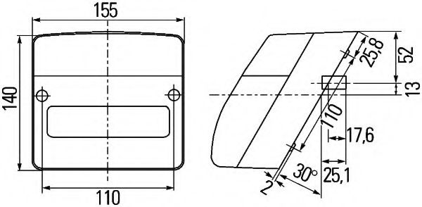 Задний фонарь BEHR/HELLA 2SD 996 030-021 Задний фонарь BEHR/HELLA 2SD 996 030-021