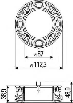 Задний фонарь BEHR/HELLA 2SB 009 362-041 Задний фонарь BEHR/HELLA 2SB 009 362-041