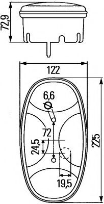 Задний фонарь BEHR/HELLA 2VP 343 640-267 Задний фонарь BEHR/HELLA 2VP 343 640-267