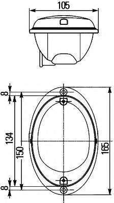 Задний фонарь BEHR/HELLA 2SD 343 390-401 Задний фонарь BEHR/HELLA 2SD 343 390-401