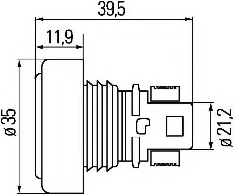 Указатель поворотов BEHR/HELLA 2PF 340 825-001 Указатель поворотов BEHR/HELLA 2PF 340 825-001