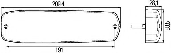Задний фонарь BEHR/HELLA 2SD 343 910-001 Задний фонарь BEHR/HELLA 2SD 343 910-001