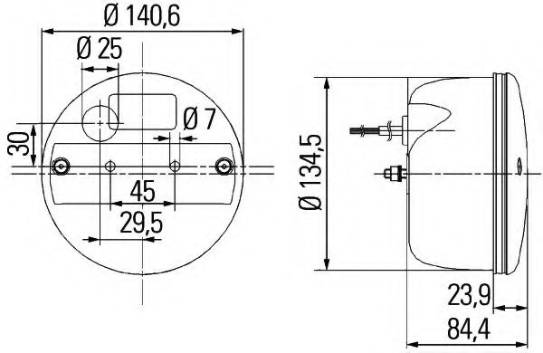 Задний фонарь BEHR/HELLA 2SD 344 100-101 Задний фонарь BEHR/HELLA 2SD 344 100-101